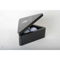 Marble Golf Balls Box (Jet Black)